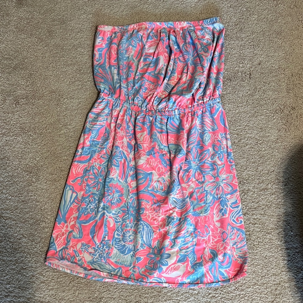 Lilly Pulitzer strapless dress